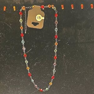 Multicolor Glass Beaded Necklace